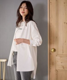 ANY L 【手洗い可能/抗菌防臭/UVカット/速乾】ロングシャツ