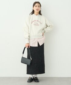 earth music&ecology サッカーストライプシャツ