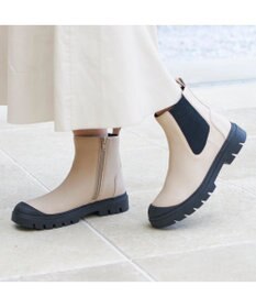 ing <ing>【レイン対応】ラバートゥサイドゴアブーツ