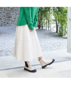 ing <ing>【レイン対応】ラバートゥサイドゴアブーツ