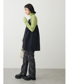 Green Parks ・Ｄｏｕｂｌｅ　Ｆｌａｇｓ　フラワー抜染ストレートデニム