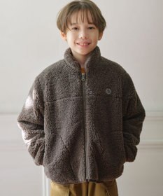 J.PRESS KIDS 【100-130cm】スタンドカラー ボア ブルゾン