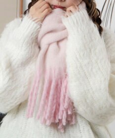 WEGO 【ユニセックス着用ITEM】ワイドフリンジストール