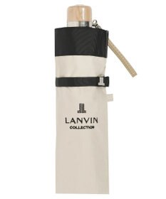 MOONBAT 【晴雨兼用日傘】ランバン コレクション（LANVIN COLLECTION） 折りたたみ日傘 グログランリボン