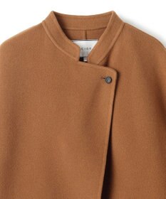 BEIGE， 【andGIRL 秋号掲載】LEMOORE / ウールリバースタンドカラーショートコート