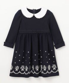 ANY KIDS 襟付き 長袖 ワンピース