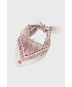 DAKS コットンシルク ヘリテージチェックプリント スカーフ