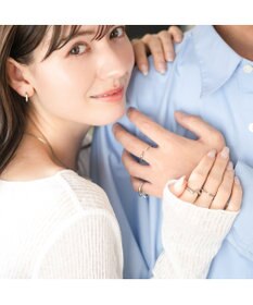 blancotokyo 【金属アレルギー対応】ジルコニアフープピアス CLARA