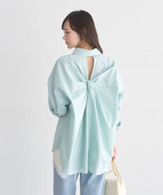 earth music&ecology バックツイストオーバーシャツ