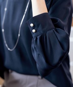 Tiaclasse 【洗える】ラグランパフスリーブブラウス