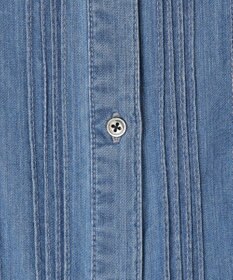 J.PRESS LADIES 【洗える・セットアップ対応】5ozバージラコンパクト ピンタック ブラウス