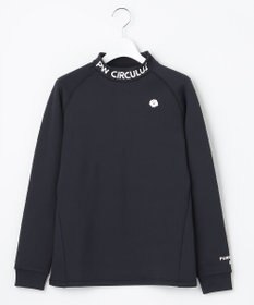 PW CIRCULUS 【WOMEN】【ストレッチ/軽量】バックロゴ 長袖 モックネック シャツ