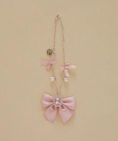 Maison de FLEUR ビジューリボンパールバッグチャーム