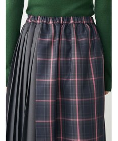Green Parks アシメサイドプリーツスカート