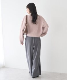 earth music&ecology ミックスカラーラメニットカーディガン