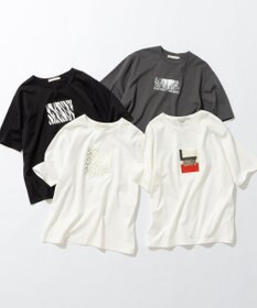 ICB L 【接触冷感・UVケア・洗える】クロップド ロゴTEE