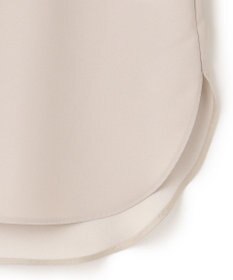 ICB 【接触冷感・UVケア・速乾・洗える】 FluidBackSatin シャツブラウス