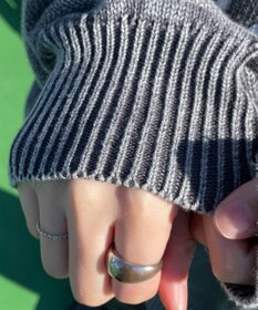 WEGO ヴィンテージウォッシュニットプルオーバー