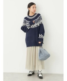 earth music&ecology オーロララメノルディックチュニック