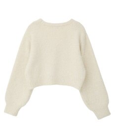 earth music&ecology ミックスカラーラメニットカーディガン