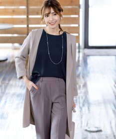 Tiaclasse 【洗える】ラグランパフスリーブブラウス