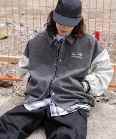 WEGO 【ユニセックス着用ITEM】デニムスタジャン