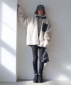 WEGO 【25年秋冬新作/あったかブーツ】厚底ムートンタッチブーツ