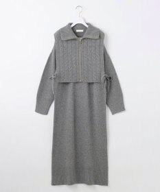 ANY SIS L 【2WAY】ケーブルベストSETニット ワンピース