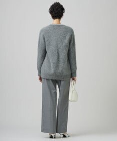 ICB L フォックスアルパカニット Vネックカーディガン