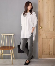 ANY L 【手洗い可能/抗菌防臭/UVカット/速乾】ロングシャツ