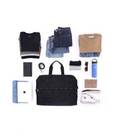 LeSportsac DELUXE XL WEEKENDER 【日本限定】リサイクルドブラックJP