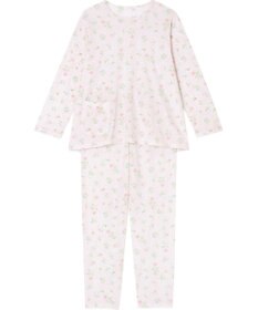 Wing 【パジャマ】　長袖・長ズボン　綿100%　天竺素材　花柄　ウイング／ワコール　EP7082