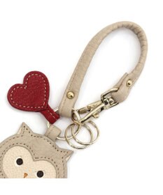 IBIZA アニマーダ　牛革　チャーム（フクロウ）