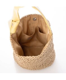 UNBILLION カシュカシュ cachecache / リボンハンドルクロッシェミニトート