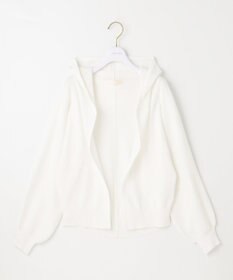 ANY SIS 【接触冷感・UVケア】ニットフーディー カーディガン