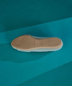 Tiaclasse 【小倉優子さん着用】リボンニットフラットパンプス