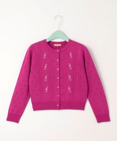 TOCCA 【洗える！】TINY ROSE KNIT カーディガン