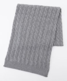 BEIGE， 【洗える】SEDONA / ウールカシミヤケーブルストール