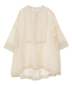 AMERICAN HOLIC 【WEB限定】接触冷感バンドカラーチュニック