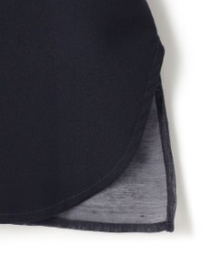 23区 S 【洗える/好評につき新色追加】ストレッチジョーゼットリブコンビ バックデザイン カットソー