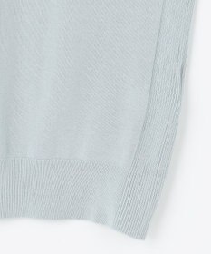 J.PRESS LADIES 【洗える・抗菌防臭】コットンアセテート クルーネック カーディガン