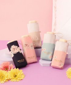 MOONBAT 【WEB限定】PAUL & JOE 晴雨兼用日傘 折りたたみ傘 クリザンテーム ／ 遮熱 遮光 UV