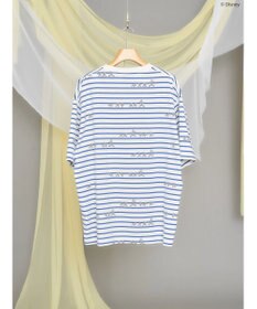 AMERICAN HOLIC 発砲プリントボーダーＴシャツ／Ｄｉｓｎｅｙ