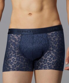 WACOAL MEN ボクサーパンツ【レースボクサー】フロント快適グラマラス 通気性 フリーなカッティング(裾部分) 前閉じ レース 下着 GT3341 /ブロス バイ ワコールメン