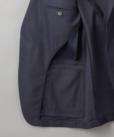 GOTAIRIKU 【通気性/ストレッチ/洗える】エアレースジャケット_ヘリンボーン柄