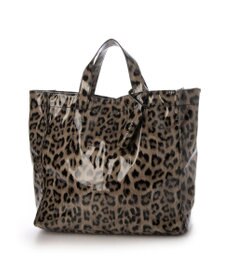 UNBILLION カシュカシュ cachecache / ソフトエナメルスクエア手提げトート