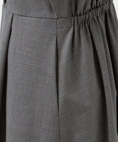 23区 L 【エステータ】ウールトロドライストレッチ カシュクールシャツ ワンピース