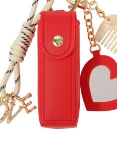 earth music&ecology リップケース付きマルチハートチャーム