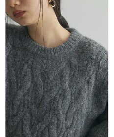 Green Parks armonia. ケーブルニットプルオーバー