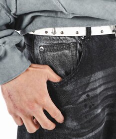 WEGO 【ユニセックス着用ITEM】スーパーバギーダーティデニムパンツ